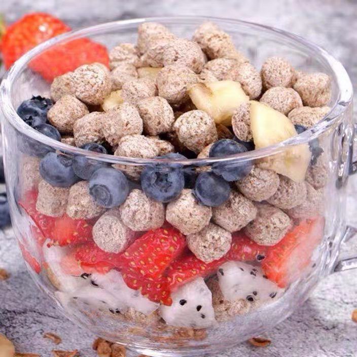 粗粮麦麸球黑麦燕麦代餐零食俄罗斯早餐食品100克520情人节麦麸球小麦