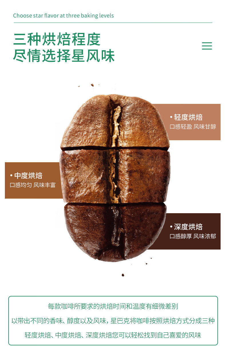 星巴克美式咖啡豆品种图片