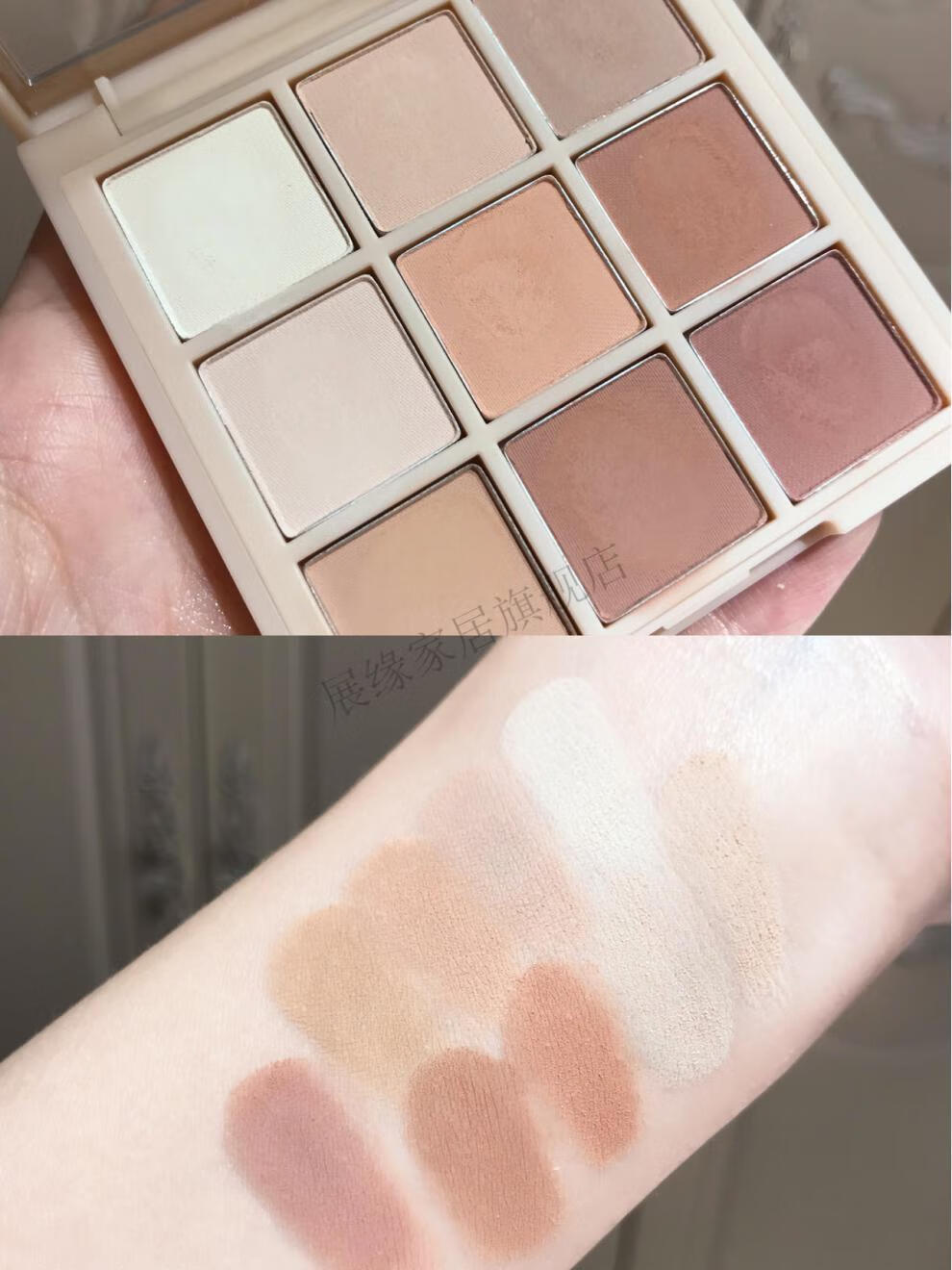 20配老婆礼物韩国3ce/三熹玉九宫格眼影盘9色干枯玫瑰overtake哑光九