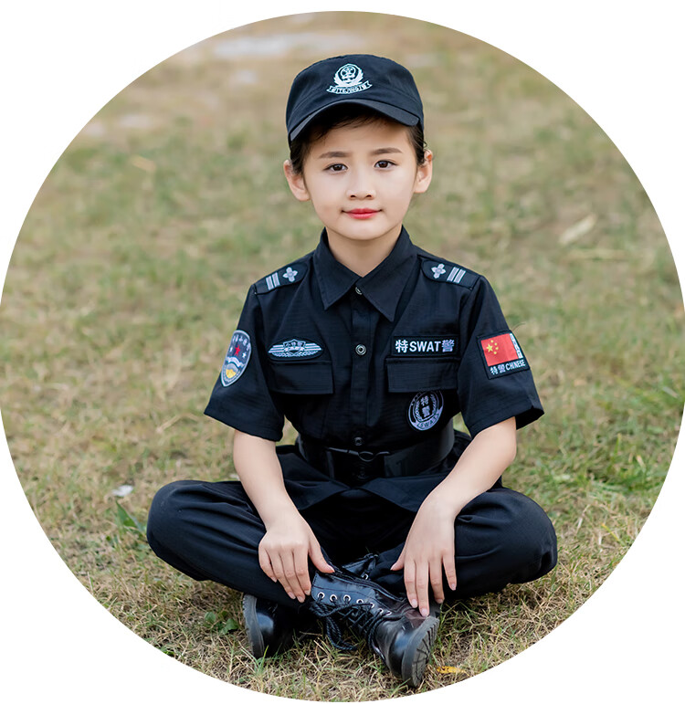 公安特警迷彩服图片