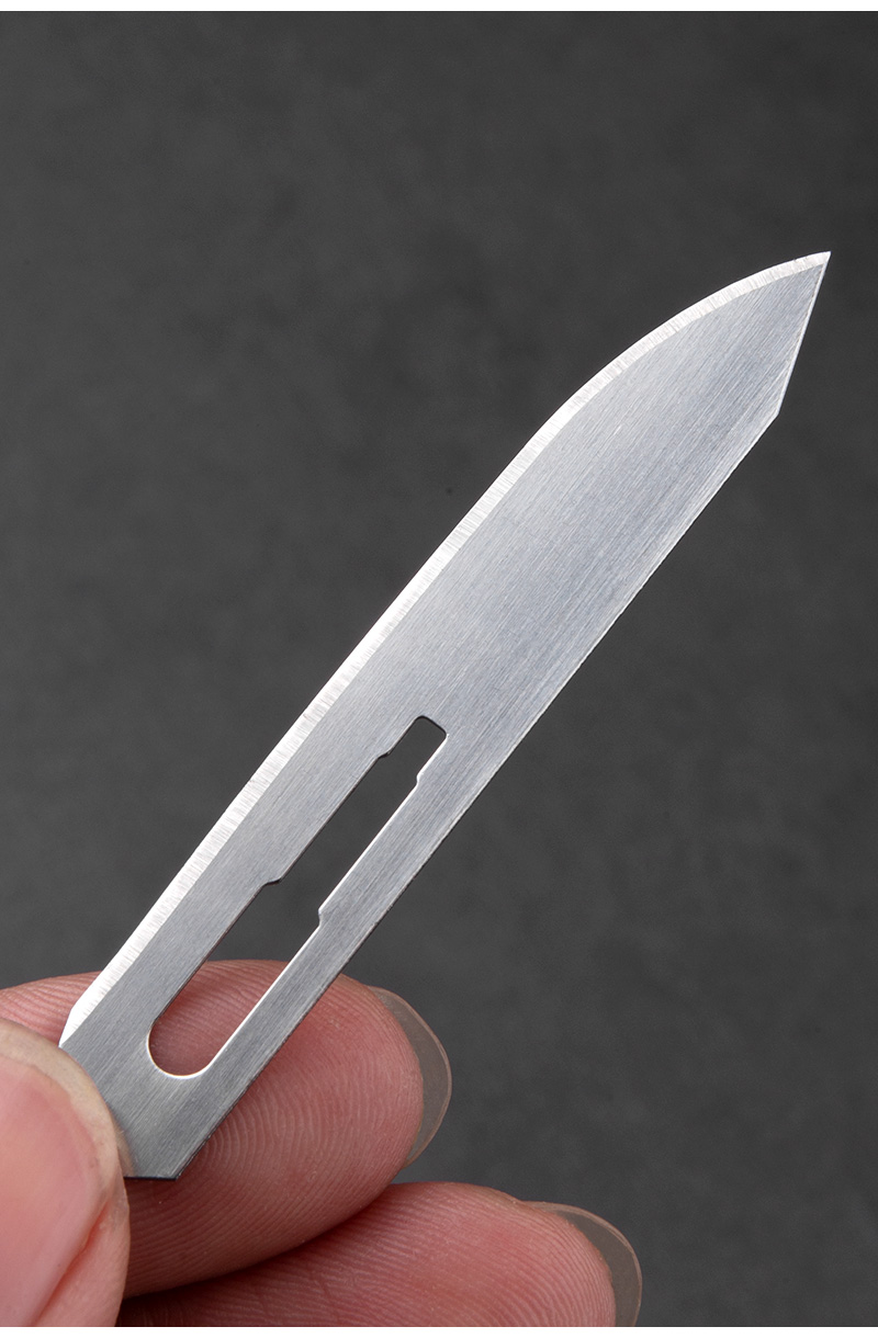 60号手术不锈钢刀片24快递开箱美工雕刻杀鸡剖鱼可替换非60号50片