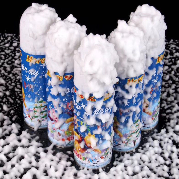 网红款彩带彩条喷飞雪喷雪花泡沫圣诞节喷图雪花生日结婚庆典活动用品