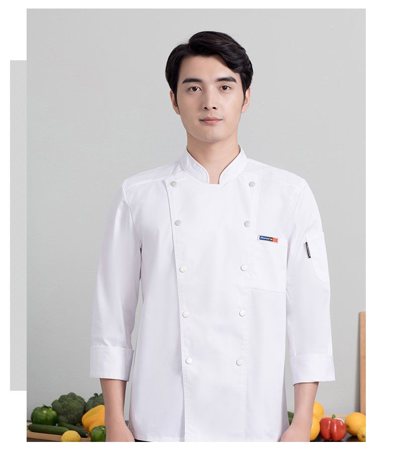 century boy日本投降815纪念日厨师工作服男长袖秋冬酒店餐饮后厨衣服