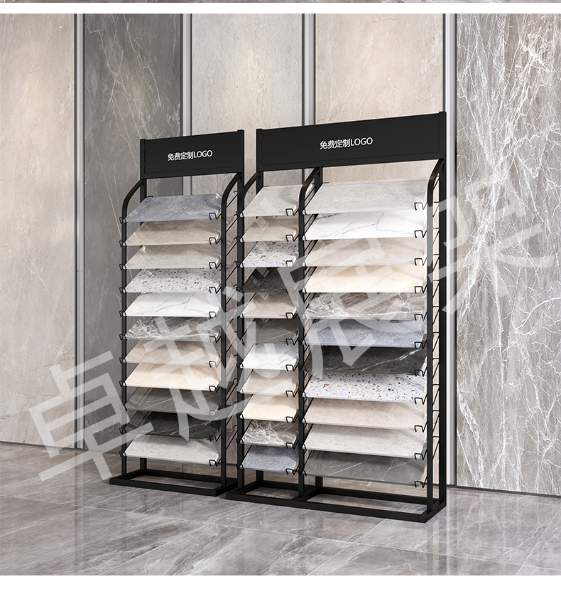 木匠魔法 门板展示架瓷砖色板板材铝扣板石材全屋样品板块样块架子