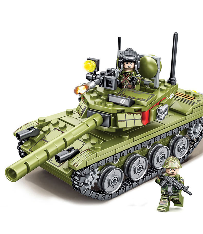 乐高lego兼容警察积木小颗粒拼装军事飞机坦克玩具男孩儿童益智装甲