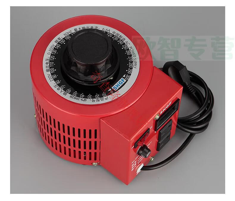 定做交流调压器2000w单相220v可调0v300v小型变压器调压电源2kw