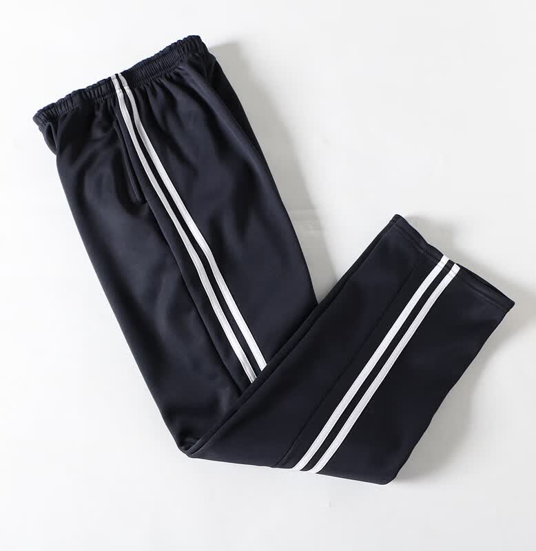 【优选新品】小学生校服裤子红色两道杠裤子加绒加厚两条杠男女校裤藏