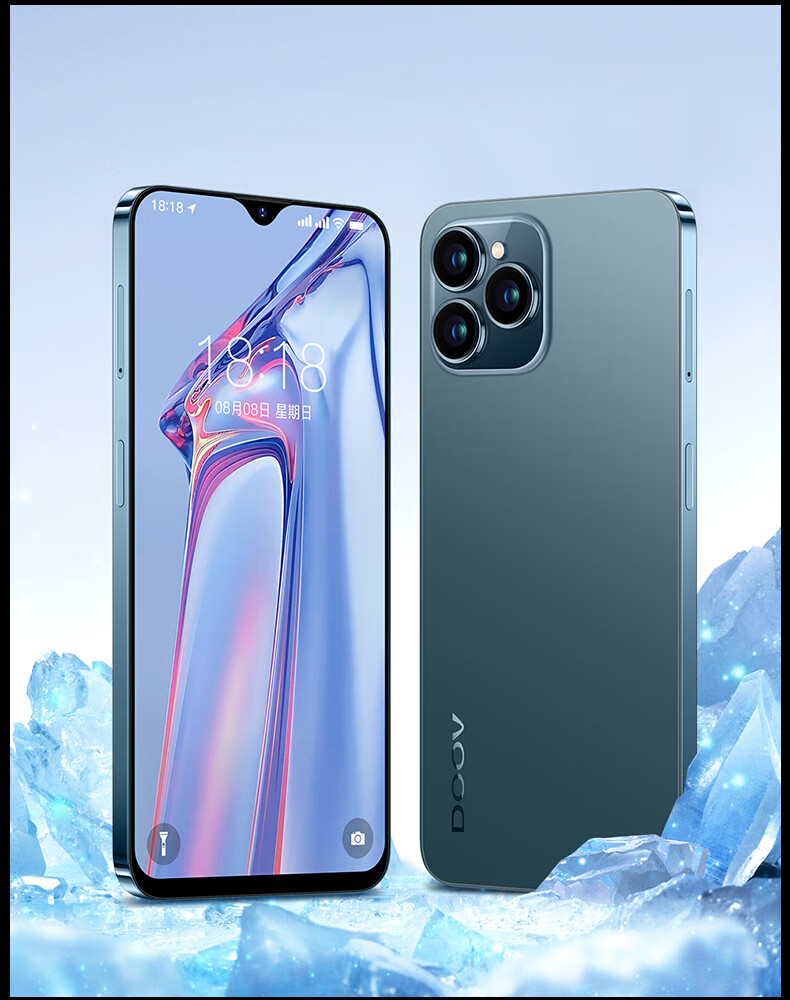 朵唯d19pro 全面屏全网通4g智能手机微信多开老人手机语音王老年机