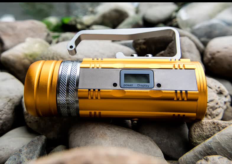 探路蜂蓝光钓鱼灯夜钓装备铝合金夜钓灯垂钓led应急灯照明灯户外充电