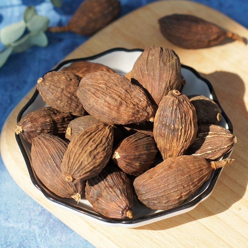 正宗云南草果草果颗粒草果香料调味料炖肉卤肉火锅料 1000克 特级大颗