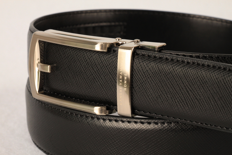 清仓准新日单山本宽斋男款自动扣牛皮皮带kansaiyamamoto简约真皮腰带