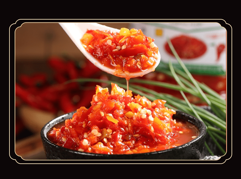 剁椒家庭装批发 袋装糟辣椒500克(中辣) 遵义楼山观洞藏糟辣椒【图片