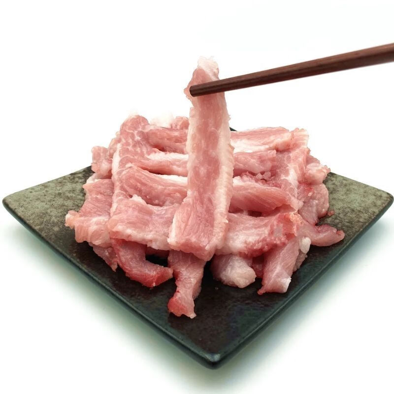 国产猪颈肉 松板肉雪花肉土猪肉 现宰新鲜夹板肉猪瘦肉烧烤食材黑猪肉