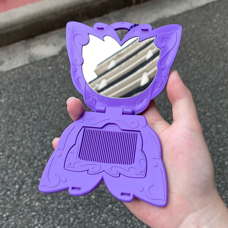 巴啦啦小魔仙 黑魔仙严莉莉变身器随身镜高颜值可爱化妆镜子 超值两个