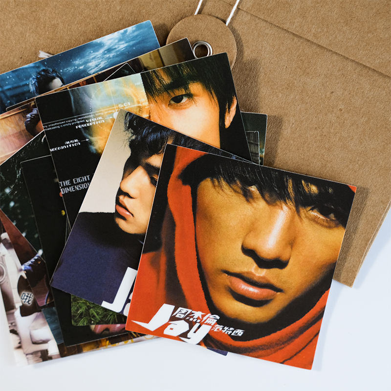 周边专辑装饰手机壳电脑吉他头盔行李箱ipad贴画包防水 周杰伦a b合集