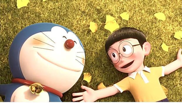 公仔摆件大雄睡觉小叮当猫车载玩偶可爱机器猫手睡觉大雄大笑叮当胶贴