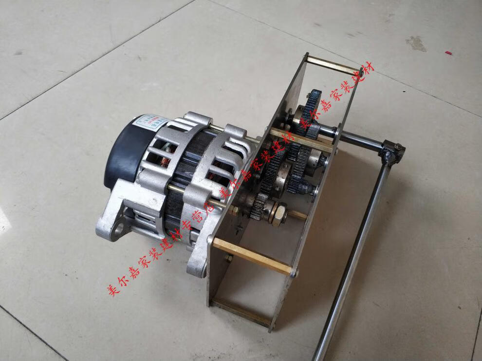 12v2000瓦手摇发电机电瓶汽车电瓶应急充电大功率14v24v28v220v伏ez