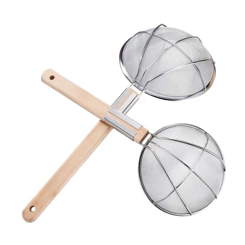 木柄漏勺【直径16公分】【图片 价格 品牌 报价】-京东