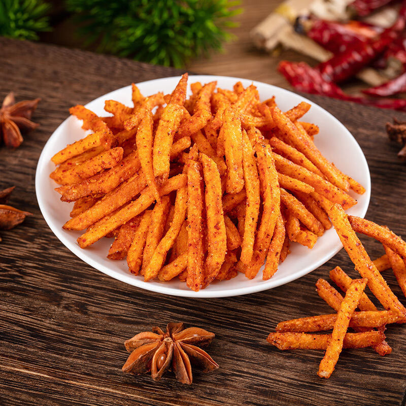贵州特产网红麻辣土豆片麻辣土豆丝薯片零食油麻辣炸洋芋片洋芋丝麻辣