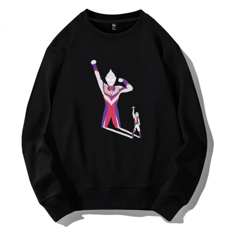 贝利亚捷德迪迦奥特曼联名衣服春秋卫衣男女装奥特英雄宽松薄款50221