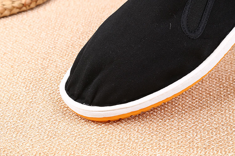 台州西山布鞋男女传统老工艺黑色布鞋牛筋底懒人鞋工作休闲开车鞋经典