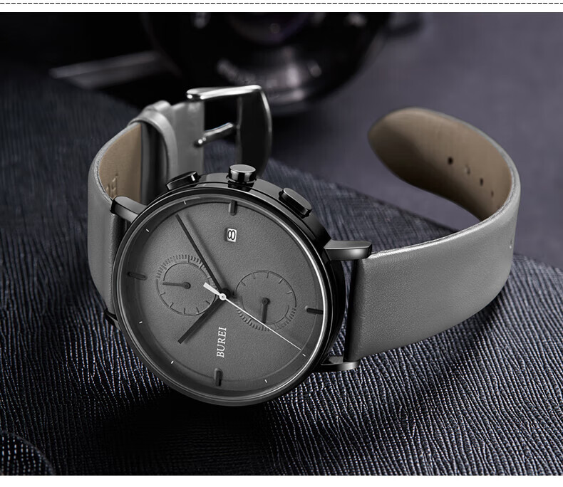 【 瑞士品质】burei宝梭全自动机械表 手表男石英表男表防水学生时尚