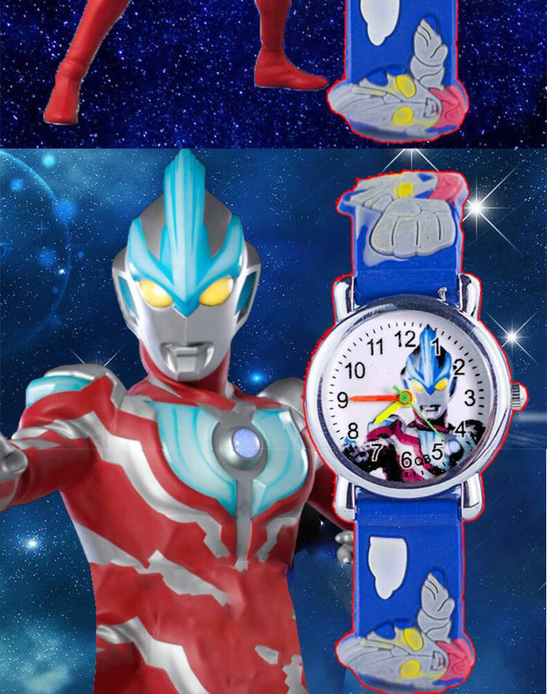 迪迦奥特曼赛罗玩具儿童电子手表男童卡通幼儿防水防摔小学生女孩美版