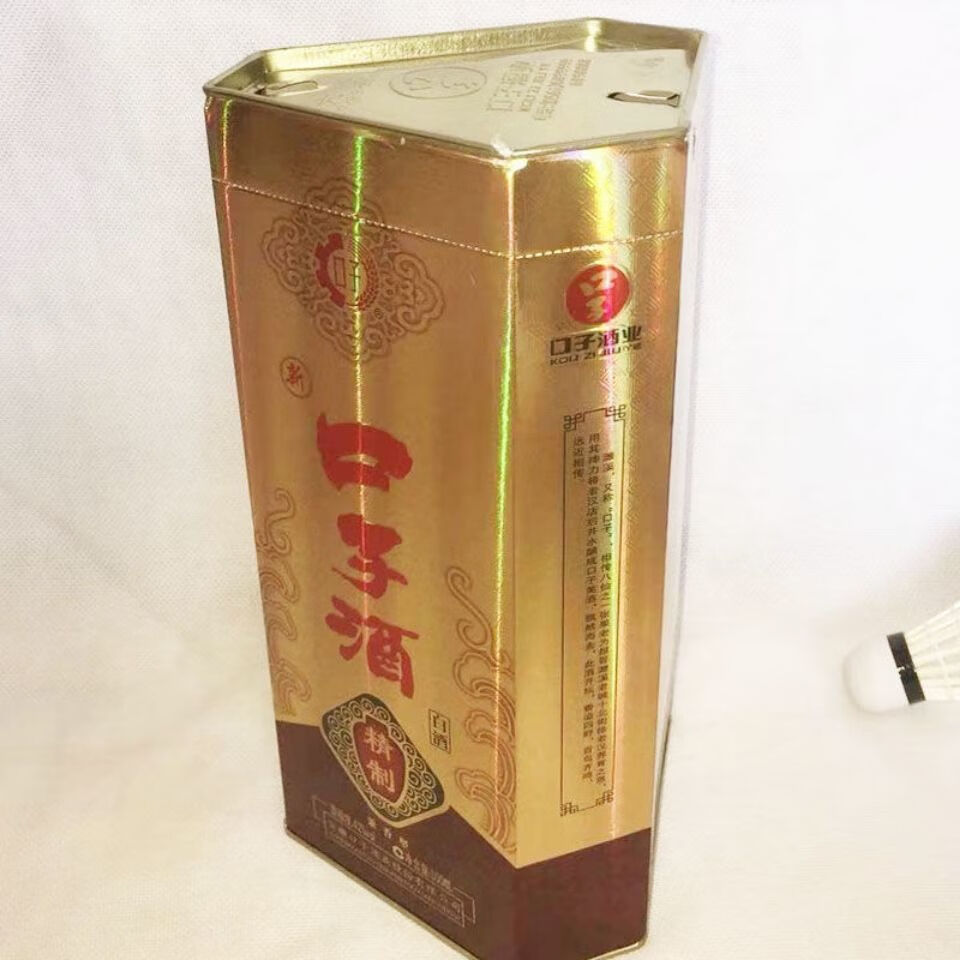 老口子酒 整箱4瓶 安徽淮北淡雅口子酒四星口l子窖酒精制五星 4瓶口子