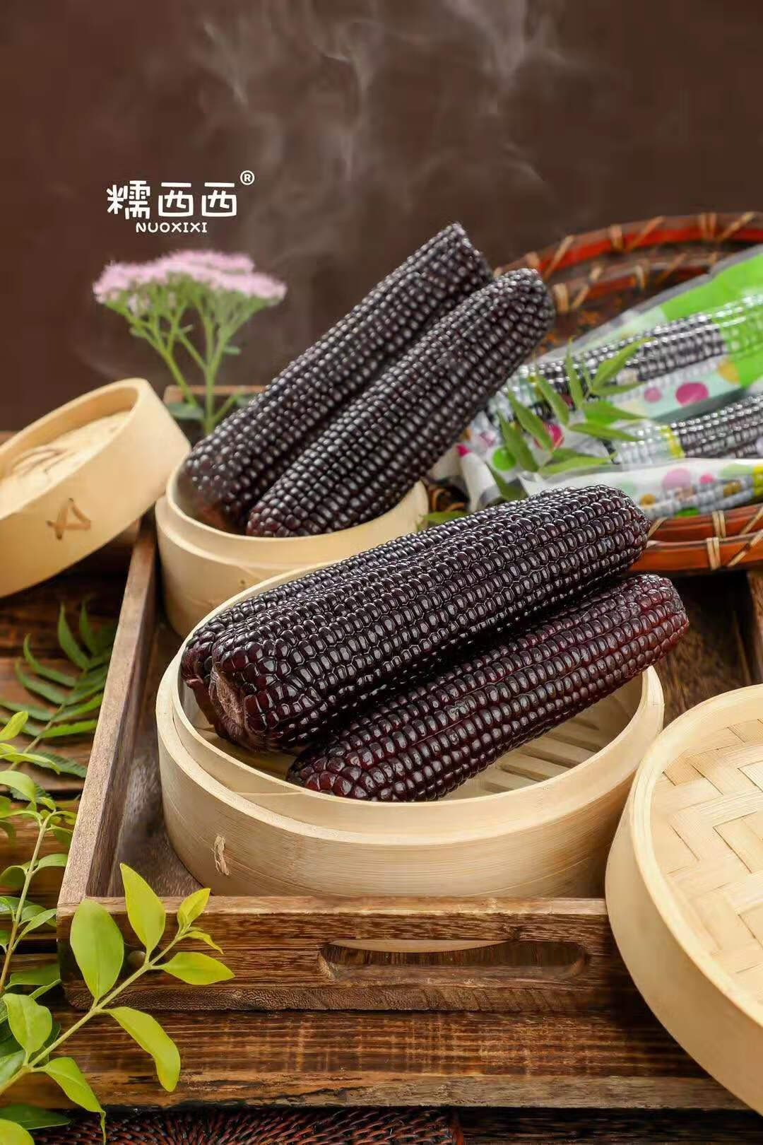 晨臻 山西黑珍珠糯西西黑玉米8支装 玉米8支装 玉米8支装【图片 价格