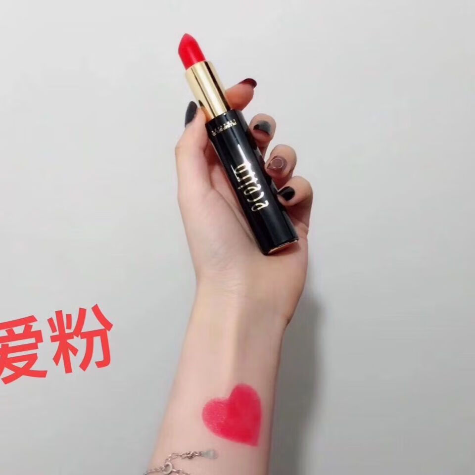 医采摩登口红恋爱粉枫叶红姨妈紫花样粉复古红鎏金款权杖款唇釉全姨妈