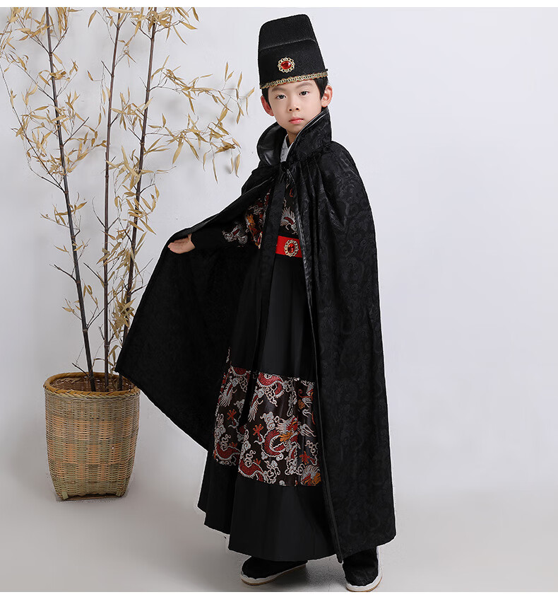 男童汉服飞鱼服中国风霸气四大名捕套装古装锦衣卫元旦万圣节表演出
