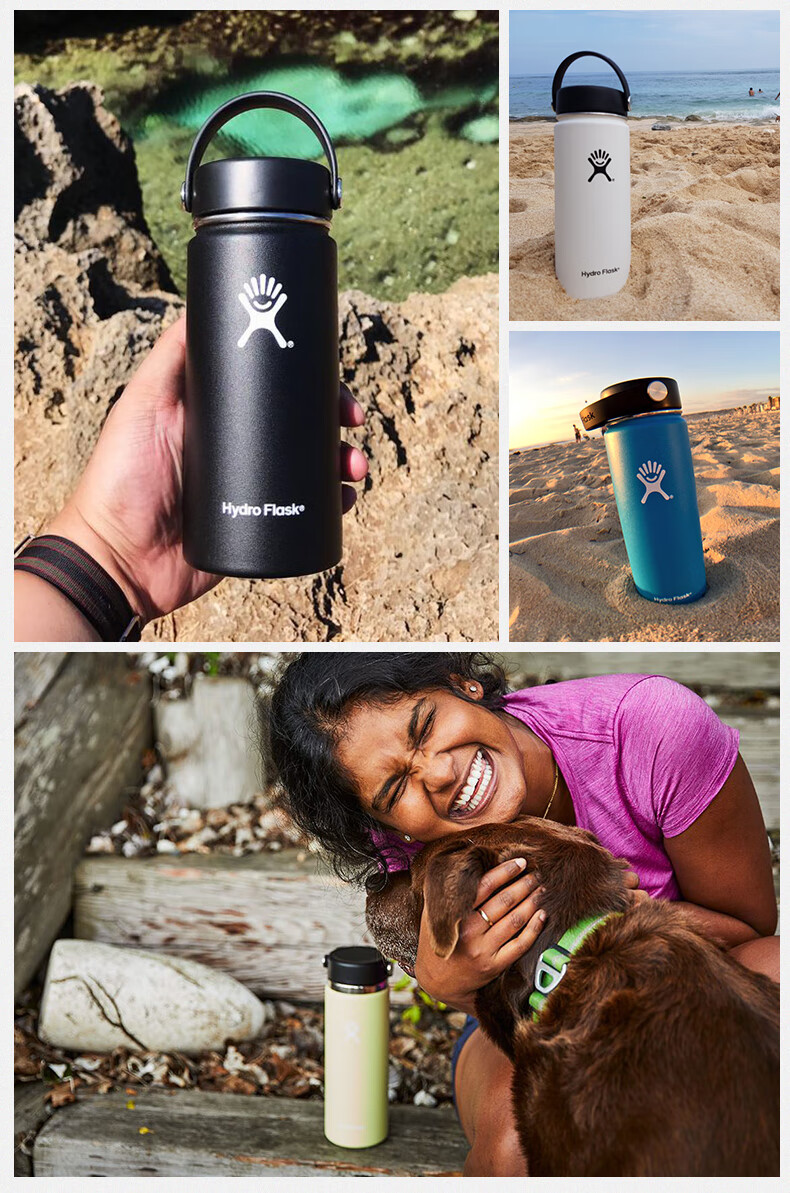 hydroflask保温杯山水悦瓶小容量保温杯不锈钢宽口小号