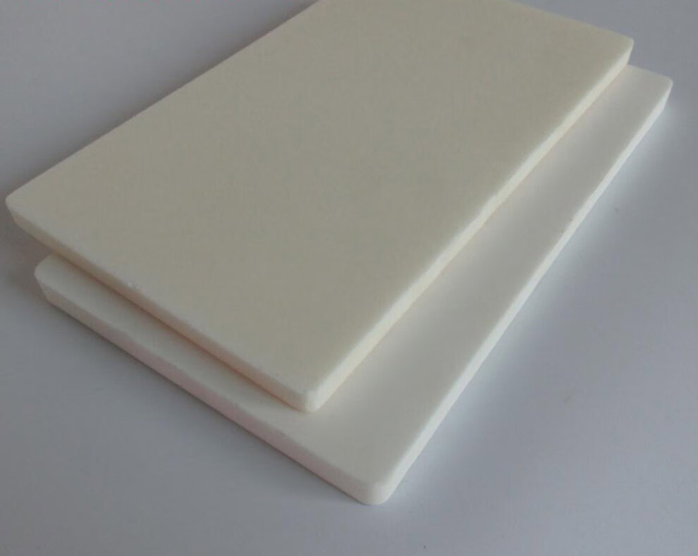 无孔氧化铝陶瓷片50*50*5/10厚刚玉板耐高温陶瓷基板100*200*10 加工