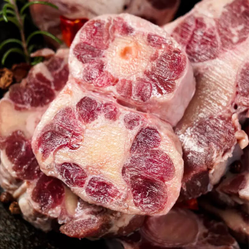 棠鲜生新鲜黄牛尾黄牛牛尾新鲜整根牛尾巴骨牛尾4斤装