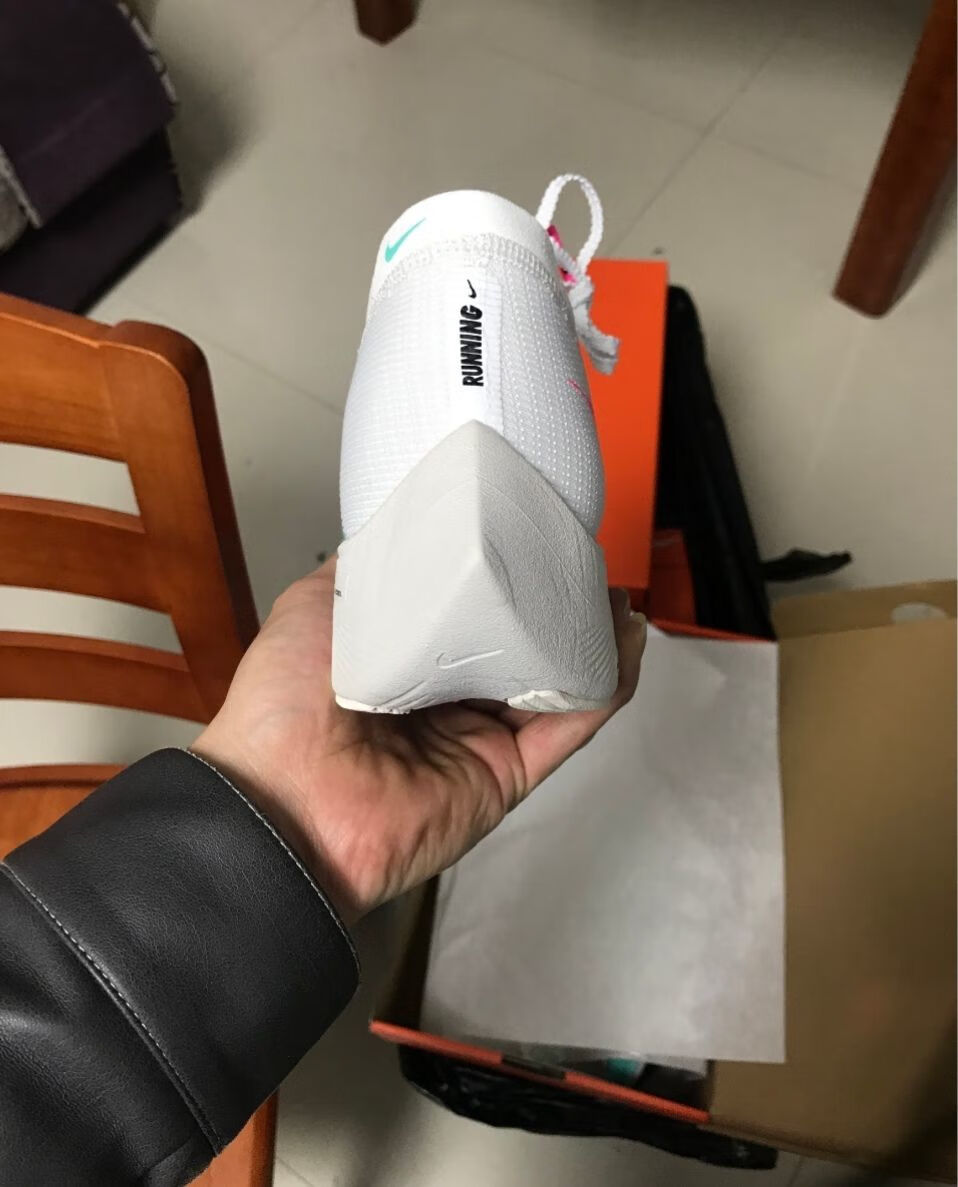 oeny 眞碳板zoomx vaporfly next%fly3马拉松蝉翼男女运动 白黄 编织