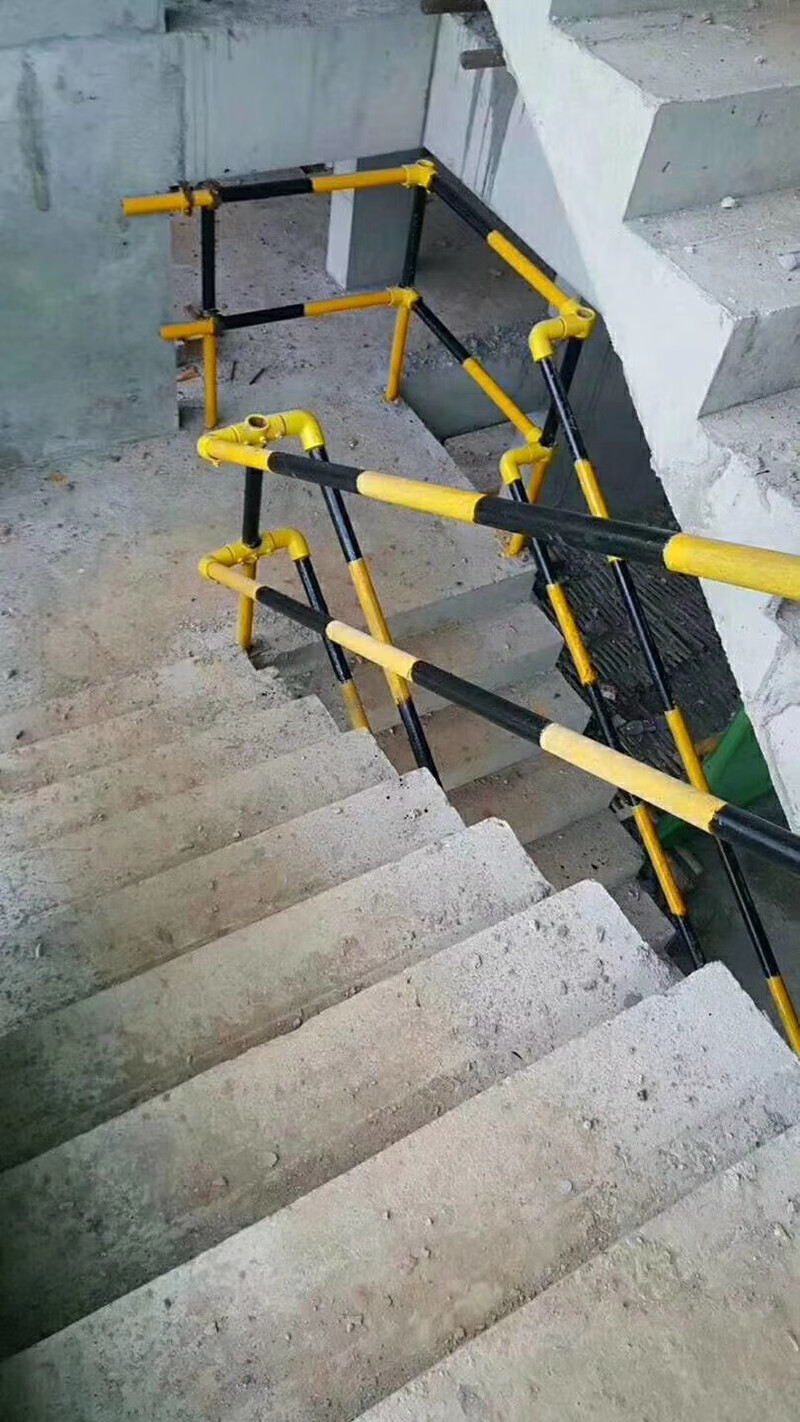 临边防护连接铸铁件定型化基坑楼梯临时扶手标准护栏配件钢管工地 大