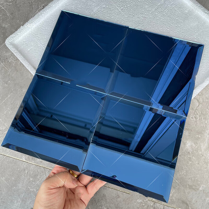 华欣硕 150五面磨边镜面玻璃马赛克镜子电视背景墙瓷砖ktv酒柜自粘 15