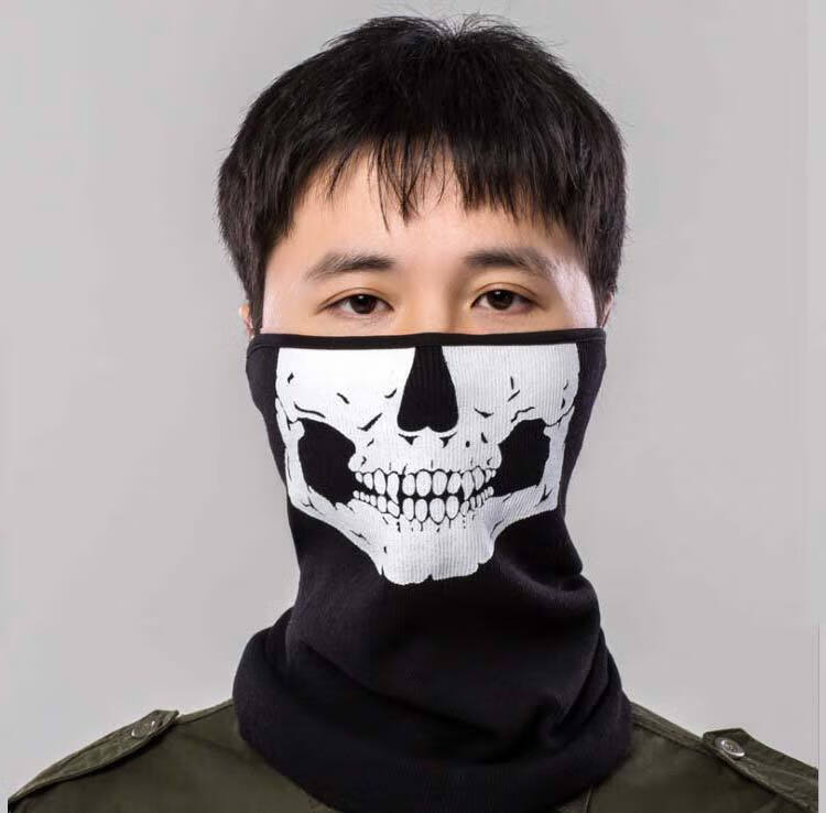 蒙面头套使命6召唤摩托车幽灵面罩面具防风保暖头套cs战术骑行防尘