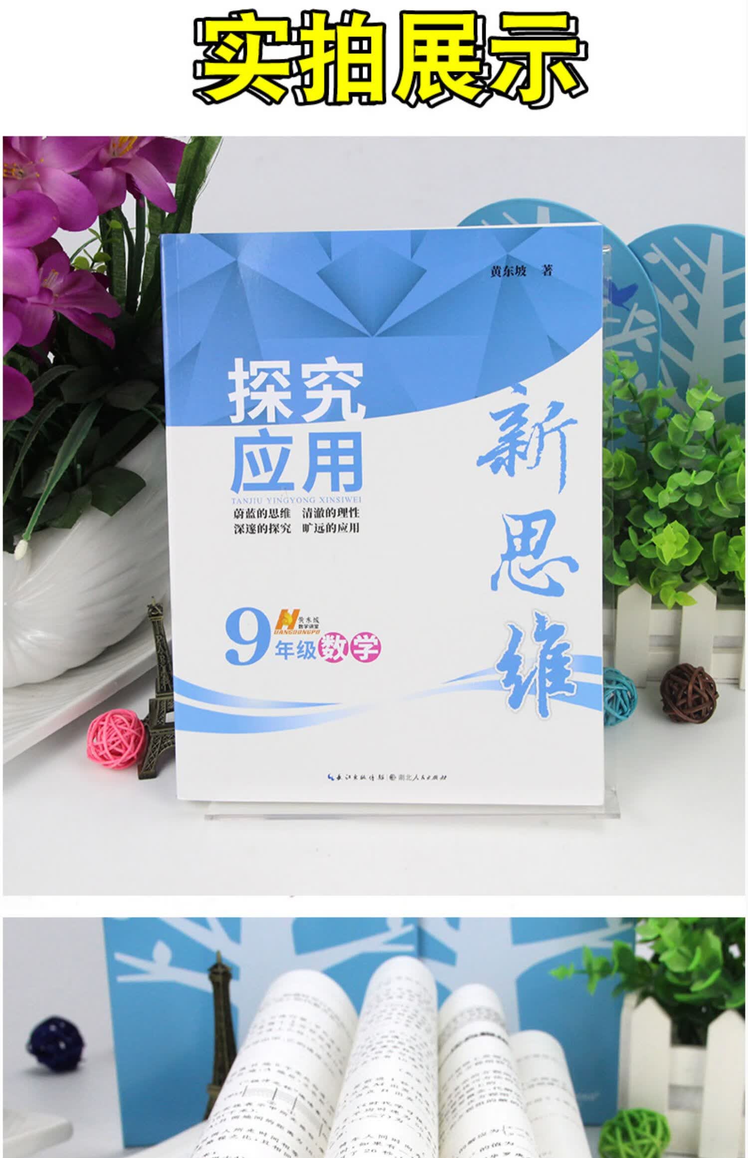 《全套2本2019版新版探究应用新思维数学89年级 八九年级初中数学原理