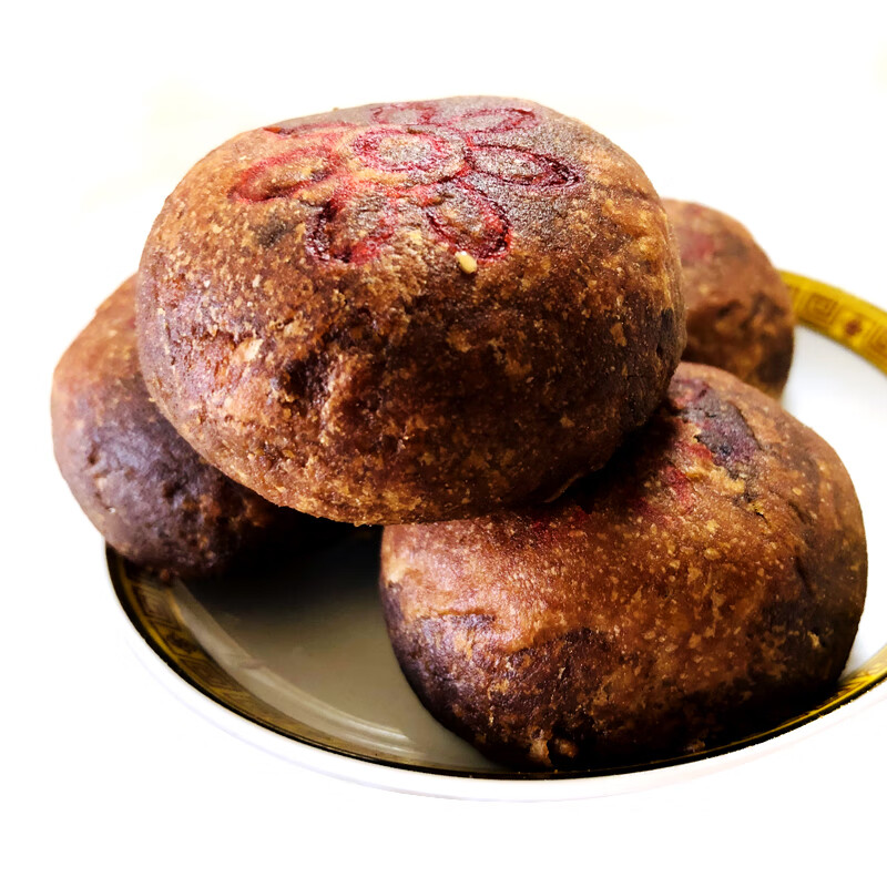 3件正宗稻香村北京特产小吃手工糖火烧麻酱老式糕点传统点心糖火烧5个