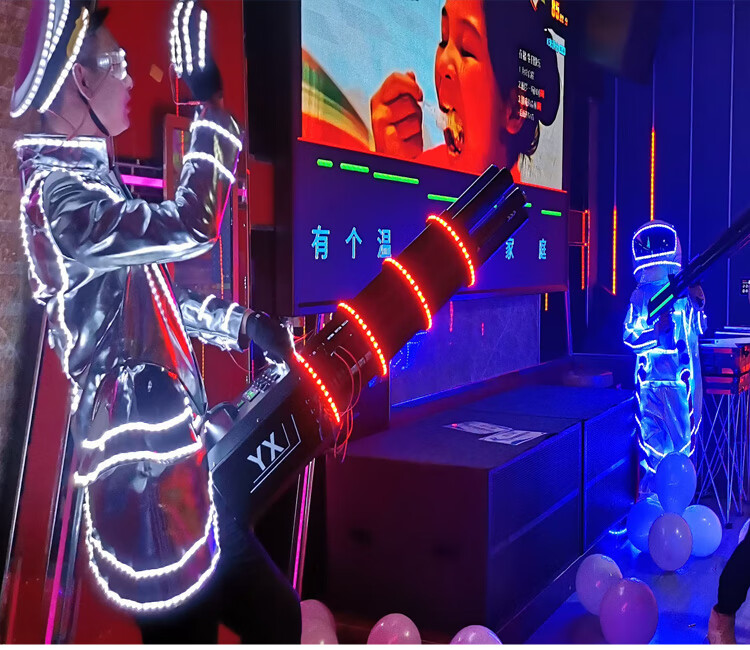 电子礼炮好运电子礼炮弹夜店酒吧气氛道具礼炮枪彩纸彩条电子礼花弹