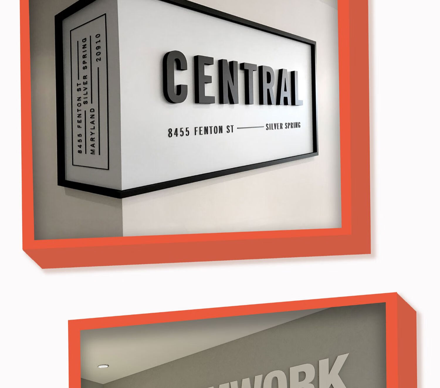 形象墙哑光烤漆亚克力字招牌形象墙logo立体字广告牌pvc水晶字门头