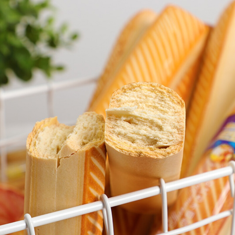 麦特尔杉木面包长条硬面包干130g袋法棍实惠怀旧健身营养餐网红早餐