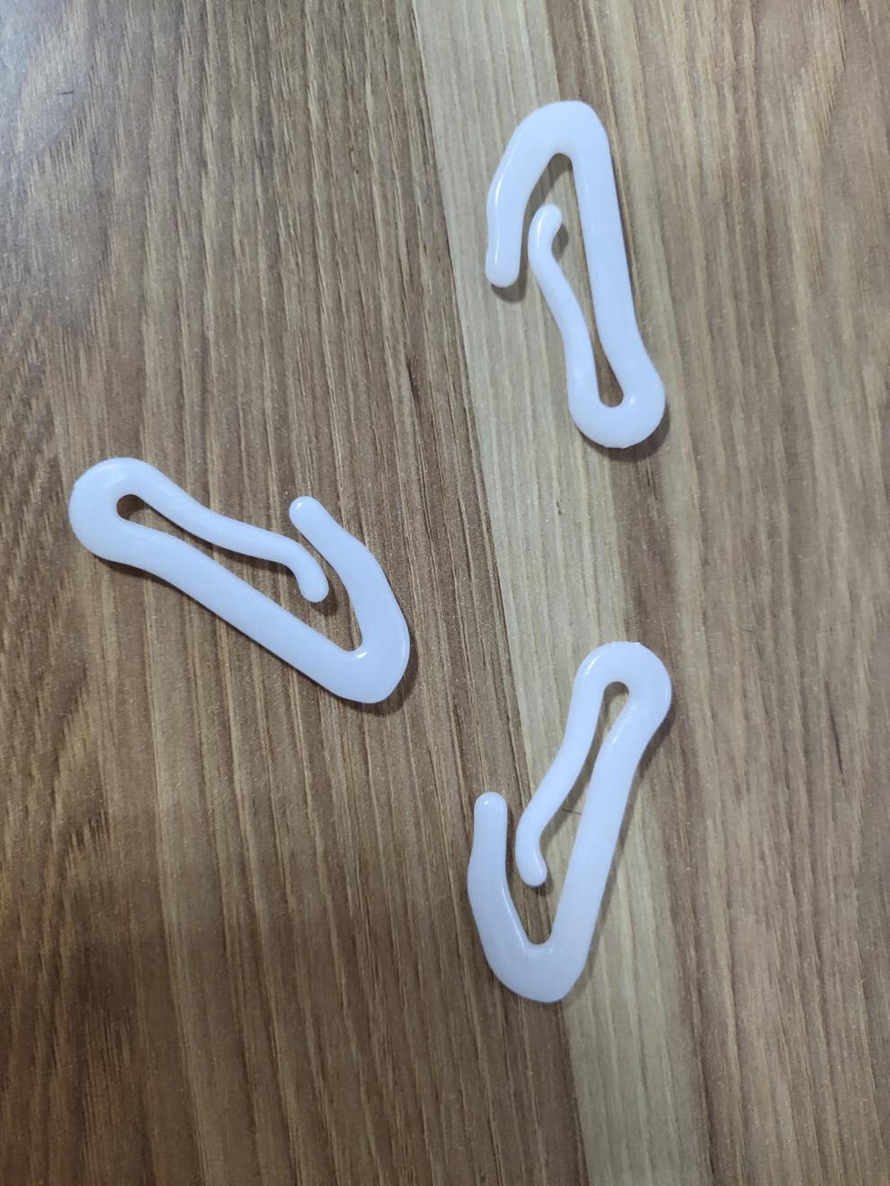 棚头勾水果蔬菜大棚棚头套固定塑件塑料勾白色塑料挂钩挂扣聚碳50个