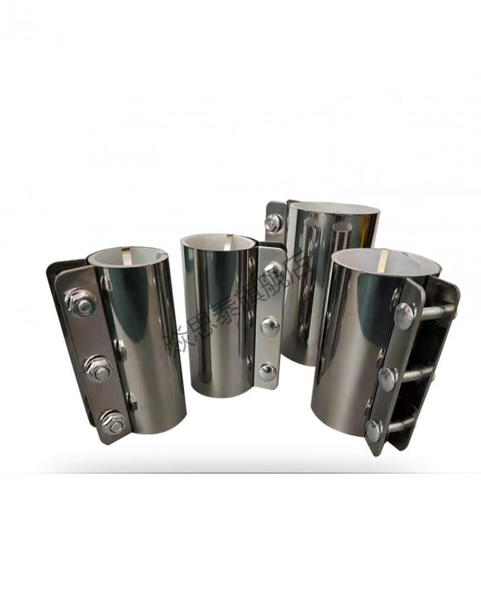 不锈钢管道连接器接管器圆接管夹卡箍中央供料管夹配件15寸内径38100