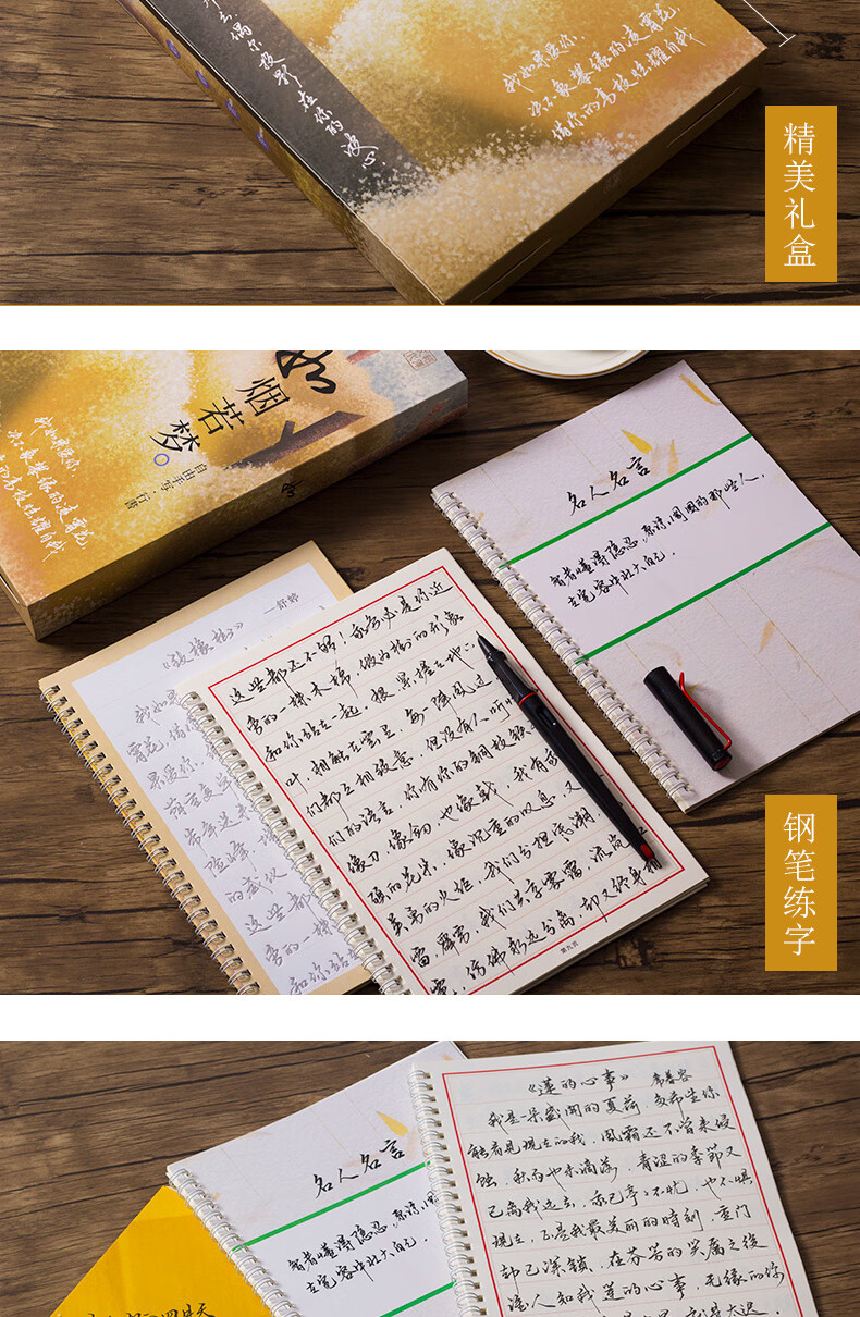 字帖练字成年男行书美工钢笔硬笔书法本行楷女生漂亮手写大气练习写字