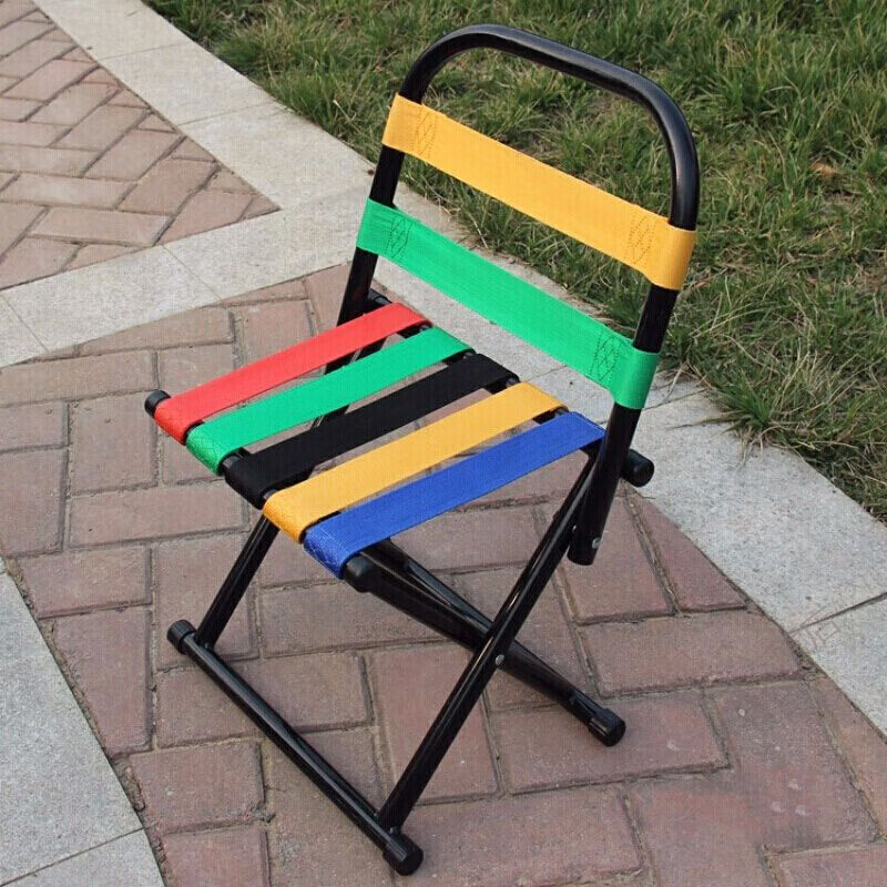 大驻马马扎小靠背马扎便携钓椅折叠凳户外军工马札火车小板凳hw军绿色