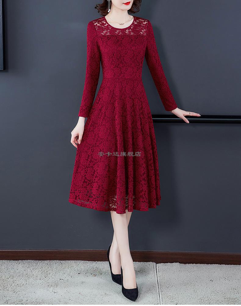 女装 中老年女装 岚兴 【秋冬新品】婚礼妈妈装礼服冬款新娘妈妈婚宴