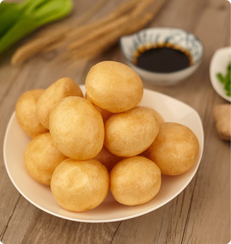 无锡特产清水油面筋麻辣烫火锅食材泡球2500g