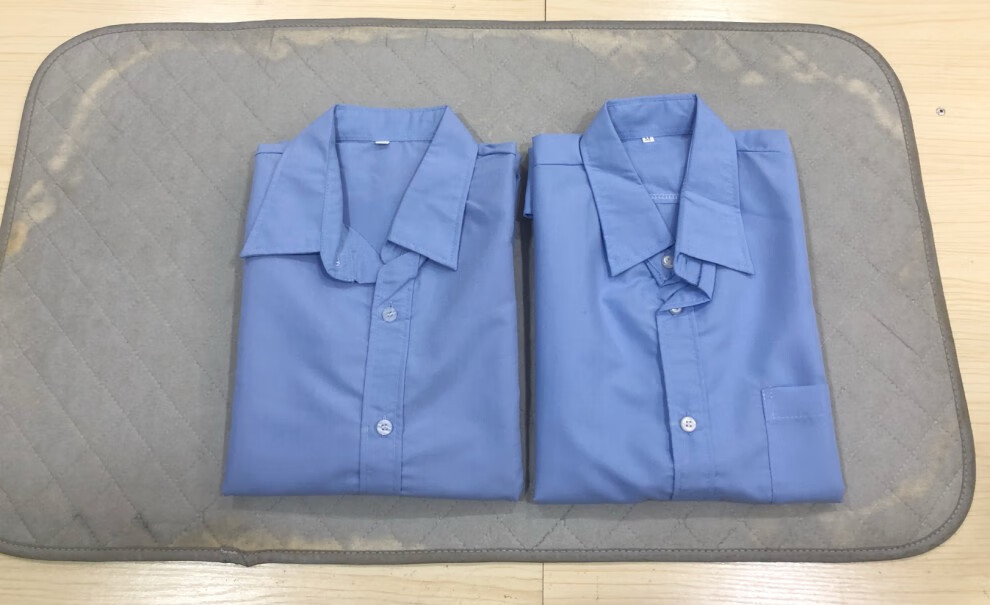 车间厂服蓝思科技工作服男女天蓝色短袖衬衫定制工装订做logo东莞佛山